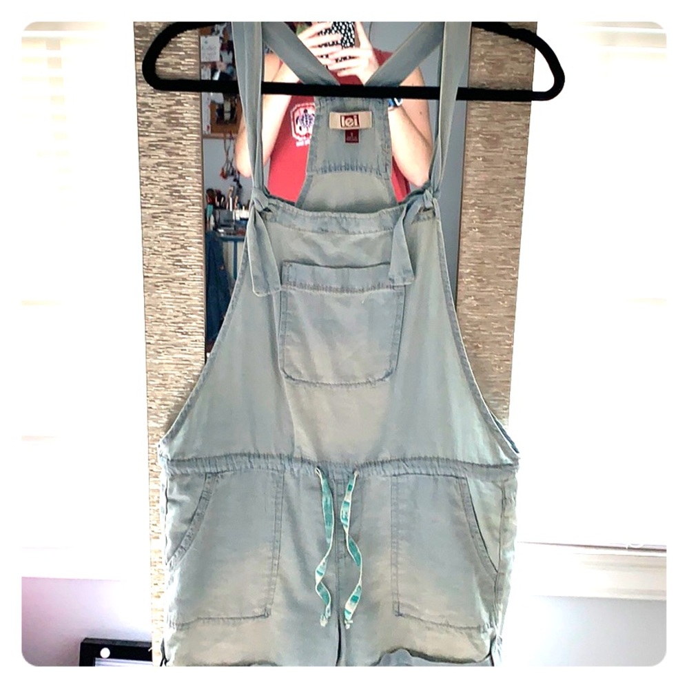 tie overall romper